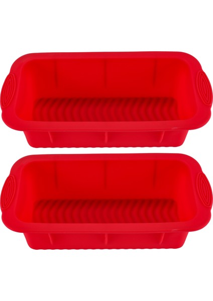 Silikon Somun Teneke Seti 2'li, Pişirme Için Ekmek Tenekeleri, Yapışmaz Fırın Tepsisi, Silikon Ekmek Teneke Seti, Bakeware Kalıpları Tava (Yurt Dışından)