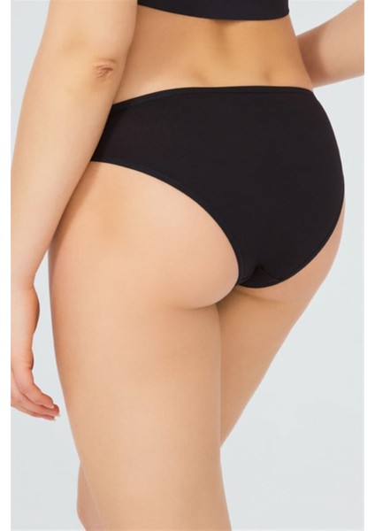 Kadın Külot Bikini Slip Düşük Bel Basit Rahat İç Çamaşırı Standart Beden