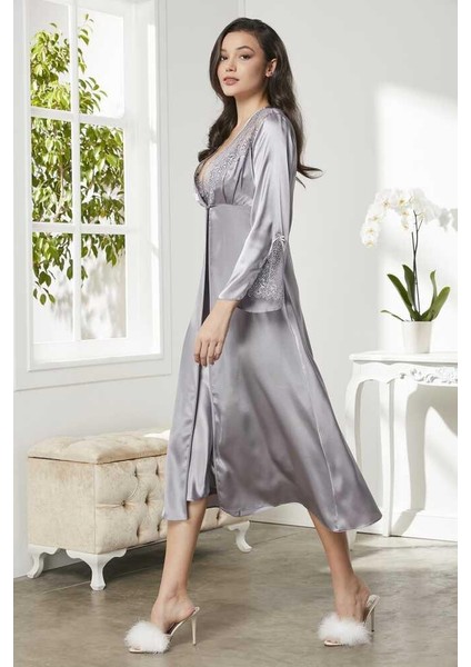 6'lı Kaplı Gecelik Sabahlık Set 6425 Royal Renk modelleri