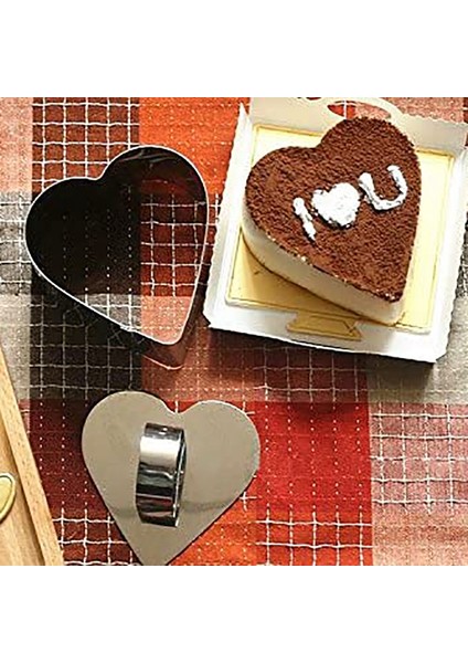 12 Kek Halkası Seti, Mousse Kek ve Pasta Pişirme Yüzüğü, Pasta Kek Pişirme Için Yemek Halkası Kalıbı Tatlı Yüzük Seti (Yurt Dışından) modelleri