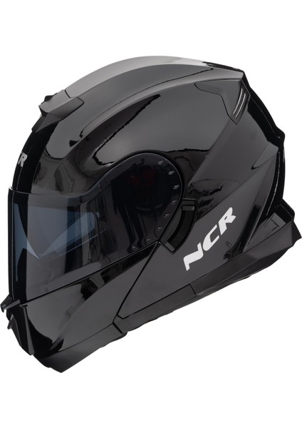 Stars Çene Açılır Kask Siyah Vizörlü Parlak Siyah fiyatları