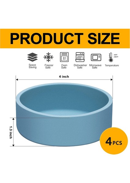 Silikon Hava Fritöz Yumurta Tavası, Yeniden Kullanılabilir Sous Yumurta Isırık Makinesi Hava Fritöz Yumurta Kalıp Bireysel Mikrodalga Yumurta Pişirici Mavi 4 Adet (Yurt Dışından) indirimleri