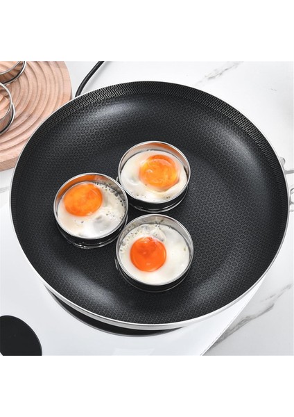 12 Paket Ingiliz Muffin Halkaları 3.15 Inç Crumpet Yüzükler Paslanmaz Çelik Çift Haddelenmiş Tart Yüzükler, Pişirme Pasta Halkası (Yurt Dışından)