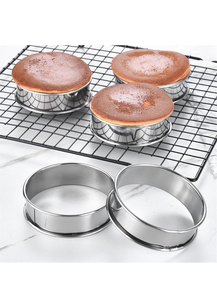 12 Paket Ingiliz Muffin Halkaları 3.15 Inç Crumpet Yüzükler Paslanmaz Çelik Çift Haddelenmiş Tart Yüzükler, Pişirme Pasta Halkası (Yurt Dışından) indirimleri