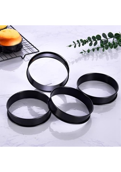 12 Paket Crumpet Yüzükler Yapışmaz Ingiliz Muffin Halkaları 3.15 Inç - Pişirme Için Paslanmaz Çelik Çift Haddelenmiş Tart Halkaları (Yurt Dışından) modelleri
