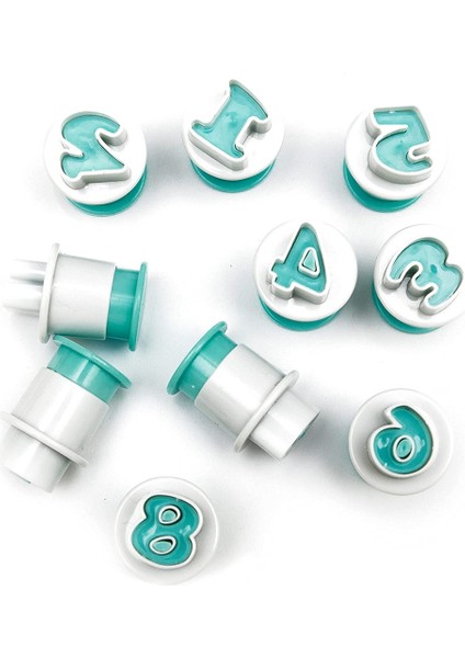 Kurabiye Kesici-Fondan Kesiciler ve Doğum Günü Partisi Pasta Süsleme Numarası Için Buzlanma Kesiciler (Yurt Dışından)