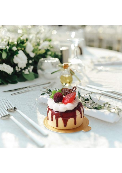 Mini Yuvarlak Altın Karton Kek Tabanı, Mousse Kek Tabağı, 100 Parça Kek Kağıt Tabak Yuvarlak Karton Taban Tatlı Tabağı (Yurt Dışından) indirimleri