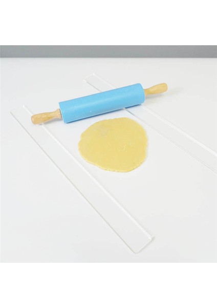 2 Adet Akrilik Bisküvi Kek Haddeleme Aracı Denge Cetvel Fondan Buzlanma Bisküvi Kalınlığı Cetvel Bisküvi Pürüzsüz Pişirme A (Yurt Dışından) indirimleri