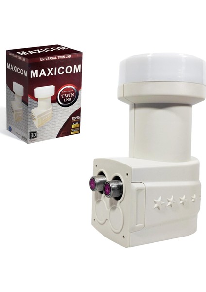 Lnb Ikili (Twın) 0.1db 3D Fhd Mx-P2
