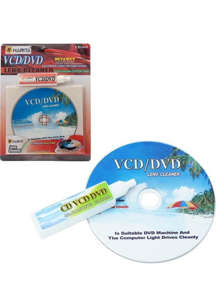 CD DVD Temizleme Seti  YH-608