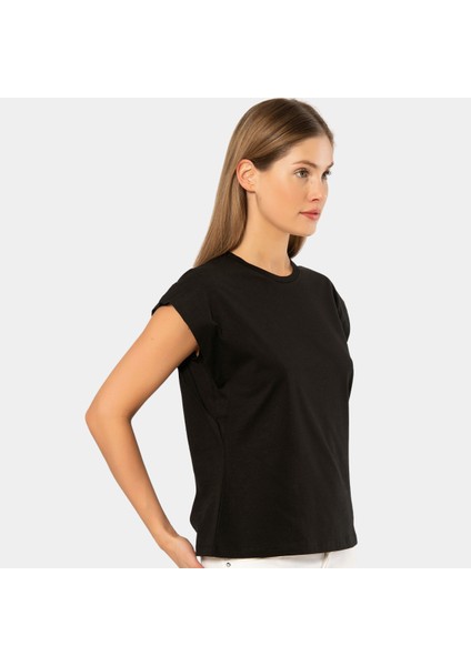 Kadın Vatka Görünümlü T-Shirt 3401/SIYAH fiyatları