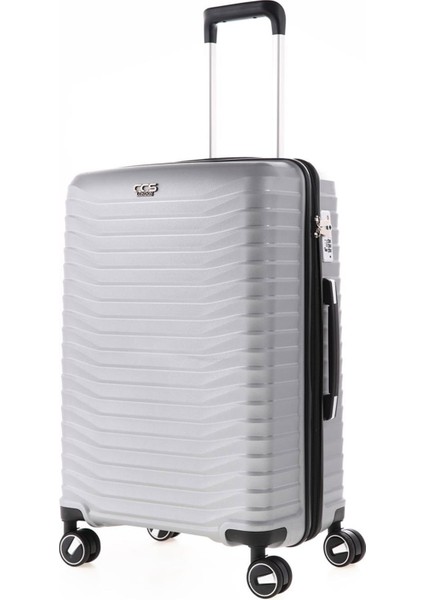 Ççs 5235 Roel Gümüş Polipropilen Valiz Seti Valiz Düzenleyici Hediyeli modelleri