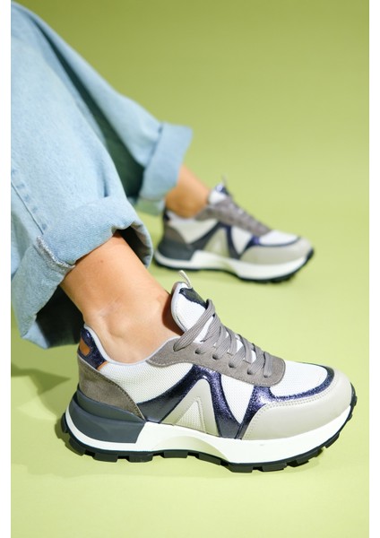 Calm Gri Multi Kadın Spor Ayakkabı