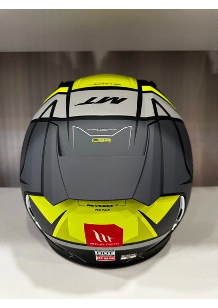 Mt Helmets Kask mt Revenge 2 S Hatax C3 Mat Yellow