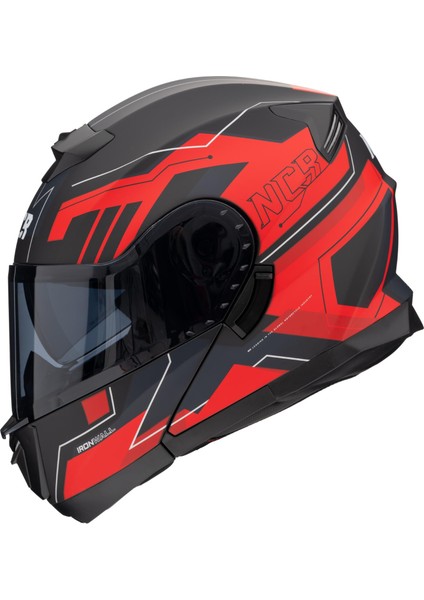 Stars Çene Açılır Kask Siyah Vizörlü Kırmızı fiyatları
