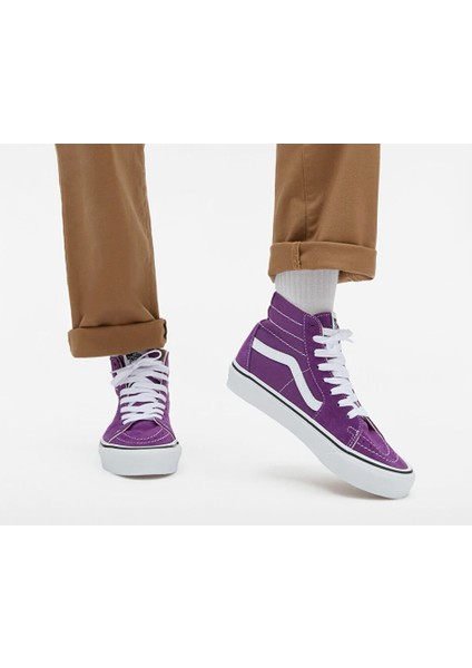 Sk8-Hi Tapared Kadın Günlük Ayakkabı VN0009QP1N81 Mor fiyatları