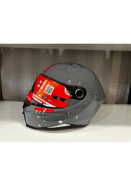 Kask mt Revenge 2 S A12 Parlak Nardo Gri
