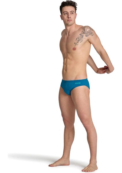 Team Swim Briefs Solid Erkek Mavi Yüzücü Mayosu 004773600 modelleri