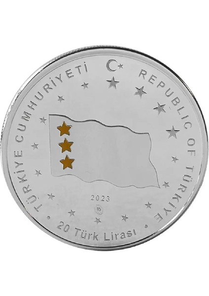 Ak Hun 1 Ons 31.10 Gram Gümüş Sikke Coin (925)