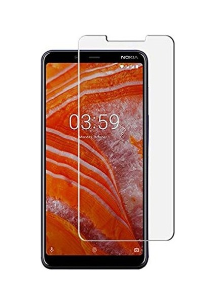 Nokia 3.1 Plus Uyumlu Ekran Koruyucu Kırılmaz Cam Darbelere Dayanıklı, Tamperli 4K Kalite, Çizilmez ve Parmak Izi Yapmayan Special Kırılmaz Cam