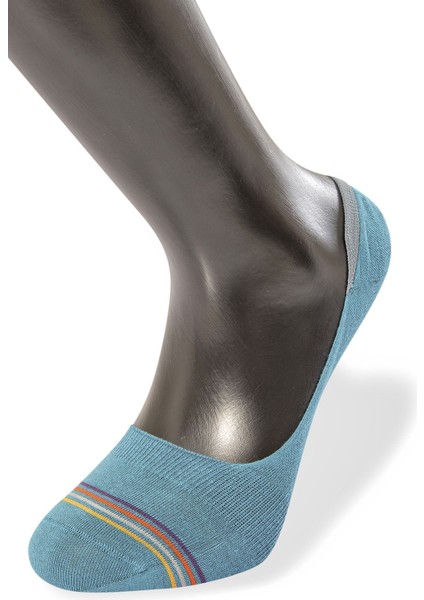 6'lı Paket Çizgili Babet Çorap 9002/TURKUAZ fiyatları