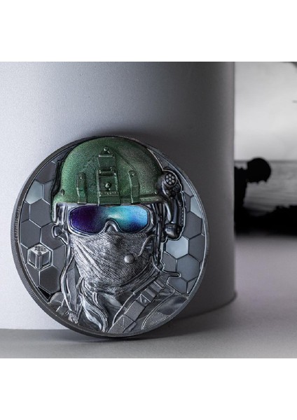 Real Heroes Special Forces 2022 3 Ons 93.30 Gram Gümüş Sikke Coin (999)