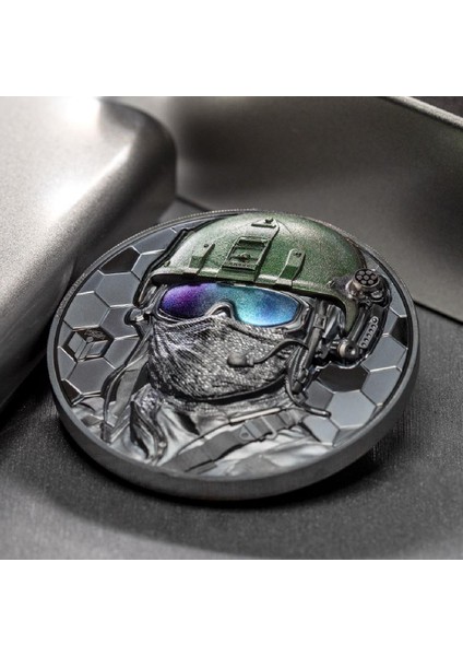 Real Heroes Special Forces 2022 3 Ons 93.30 Gram Gümüş Sikke Coin (999)