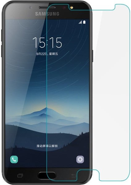 Samsung Galaxy C8 Uyumlu Ekran Koruyucu Kırılmaz Cam Darbelere Dayanıklı, Tamperli 4K Kalite, Çizilmez ve Parmak Izi Yapmayan Special Kırılmaz Cam