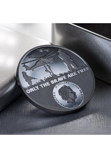 Real Heroes Special Forces 2022 3 Ons 93.30 Gram Gümüş Sikke Coin (999)