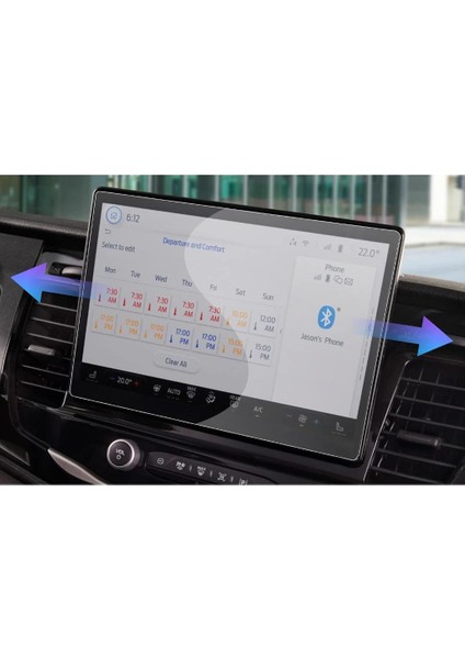 Ford Transit Van 12 Inç Mat Ekran Koruyucu Multimedya Şeffaf fırsatları