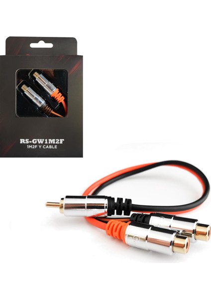 Anfi Y Kablo 1 Erkek 2 Dişi 30CM Silikon RS-GW1M2F