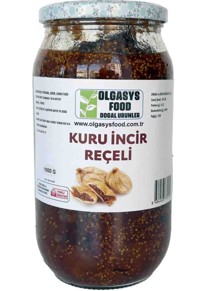 Olgasys Food Kuru Incir Receli