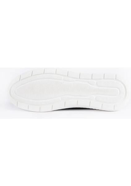 Siyah Deri Erkek Sneaker Ayakkabı