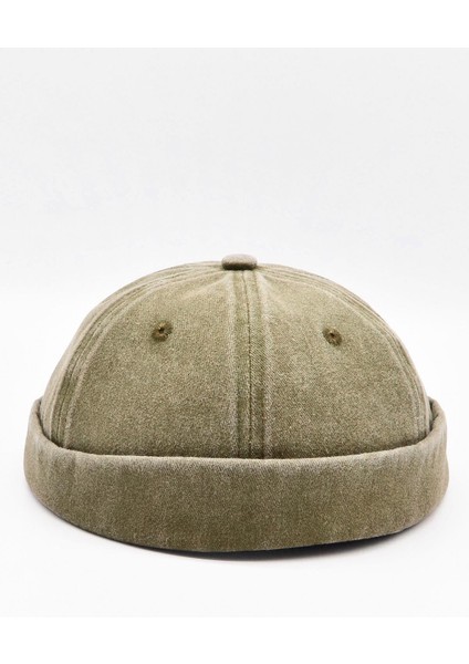 Vintage Retro Bej Eskitme Pamuk Cap Docker Şapka indirimleri