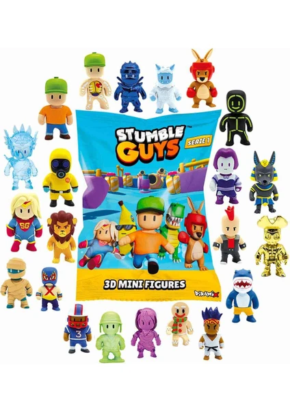 Giochi Preziosi Stumble Guys Mini Figür S1 Sürpriz Paket TUY00000