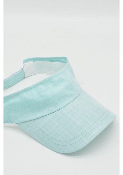 Kadın Mint Yeşil Keten Vizör Şapka fiyatları