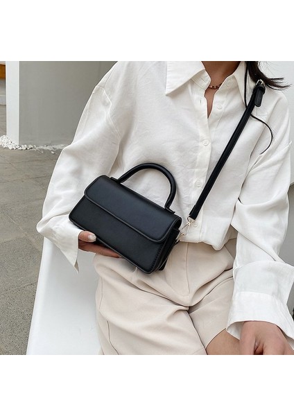 Kadınlar Için Çantalar 2024 Yeni Stil Moda Omuz Çantası Niş Tasarım Doku Kadın Çantası Basit Taşınabilir Crossbody Çanta (Yurt Dışından)