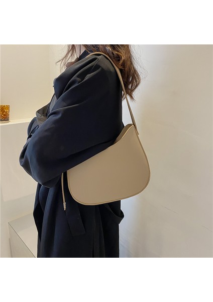 2024 Bahar Yeni Trendy Moda Tek Omuz Koltuk Altı Çanta Dokulu Çanta Kadın Tek Omuz Crossbody Dokulu Kova Çanta (Yurt Dışından) fırsatları