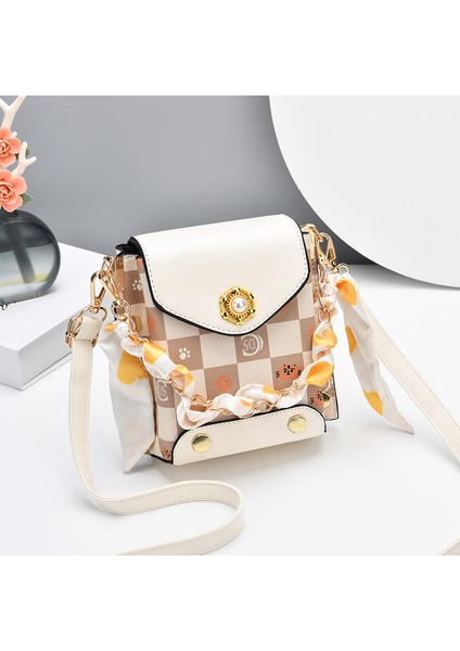 Ilkbahar ve Yaz Popüler Yabancı Stil Kız Cep Telefonu Çantası Kadınlar Için 2024 Yeni Dokulu Crossbody Çanta Niş Ekose Küçük Çanta (Yurt Dışından) fiyatları