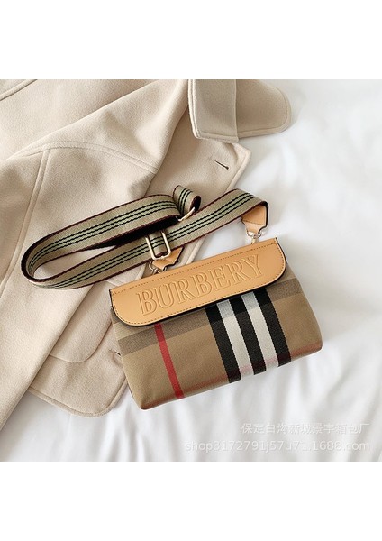 Kadın Çantası Modaya Uygun, Modaya Uygun, Çok Yönlü, Tek Omuzlu, Çapraz Gövdeli, Gündelik, Kore Tarzı, 2024 Sıcak Tarzı Ekose Kadın Çantası (Yurt Dışından)