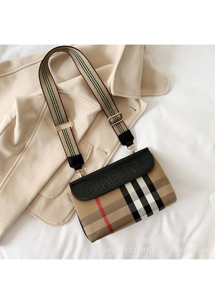 Kadın Çantası Modaya Uygun, Modaya Uygun, Çok Yönlü, Tek Omuzlu, Çapraz Gövdeli, Gündelik, Kore Tarzı, 2024 Sıcak Tarzı Ekose Kadın Çantası (Yurt Dışından)