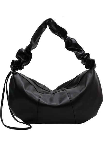 Kadınlar Için Büyük Kapasiteli Çanta 2024 Yeni Kişilik Moda Rahat Yabancı Stil Koltuk Altı Çantası Kore Versiyonu Çok Yönlü Ins Omuz Çantası (Yurt Dışından)