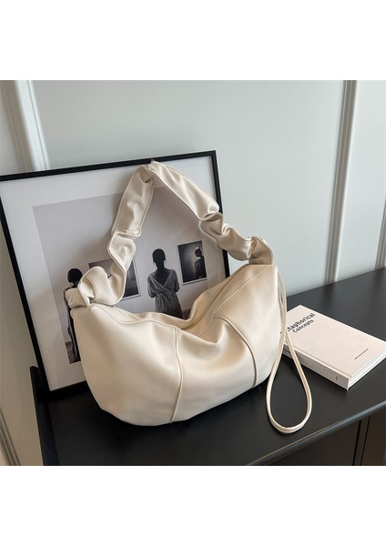 Kadınlar Için Büyük Kapasiteli Çanta 2024 Yeni Kişilik Moda Rahat Yabancı Stil Koltuk Altı Çantası Kore Versiyonu Çok Yönlü Ins Omuz Çantası (Yurt Dışından) fiyatları