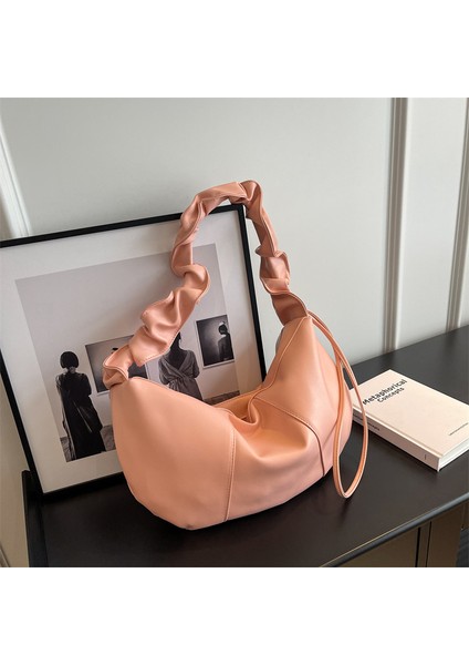 Kadınlar Için Büyük Kapasiteli Çanta 2024 Yeni Kişilik Moda Rahat Yabancı Stil Koltuk Altı Çantası Kore Versiyonu Çok Yönlü Ins Omuz Çantası (Yurt Dışından) modelleri