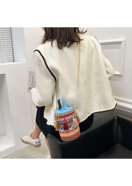 Püsküllü Zincir Çanta, Kişilik, Batı Tarzı Kadın Çantası, Etnik Edebiyat ve Sanat, Ulusal Tarz Çapraz Çanta, Ilkbahar ve Yaz Aylarında Yeni Moda Omuz Çantası (Yurt Dışından) indirimleri