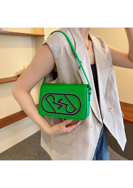 El Taşıma Moda Çanta 2024 Bahar Yeni Kadın Çantası Sınır Ötesi Doku Omuz Çantası Batı Tarzı Sprey Boyalı Çapraz Çanta Trendi (Yurt Dışından) fırsatları