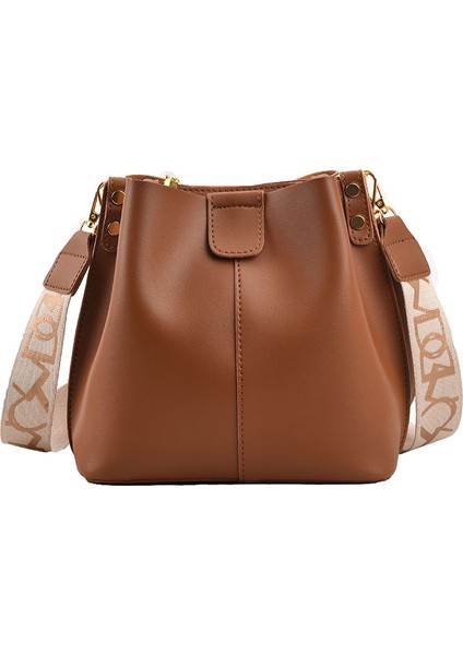 Kadınlar Için Bu Yılın Popüler Yabancı Tarzı Küçük Çantalar 2024 Yeni Kişilik Ins Omuz Çantası Moda Doku Crossbody Kova Çantası (Yurt Dışından)