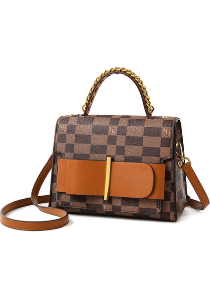 Kadın Taşınabilir Küçük Kare Çanta Avrupa ve Amerika Retro Presbiyopik Omuz Crossbody Çanta Mizaç Moda Kadın Çantası Ins (Yurt Dışından)