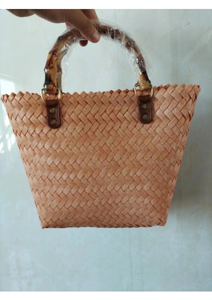 Yeni Stil Orman El Dokuma Çanta Büyük Kapasiteli Ins Internet Ünlü El Taşıma Kadın Çantası Moda El Alışveriş Çantası Plaj Çantası (Yurt Dışından)