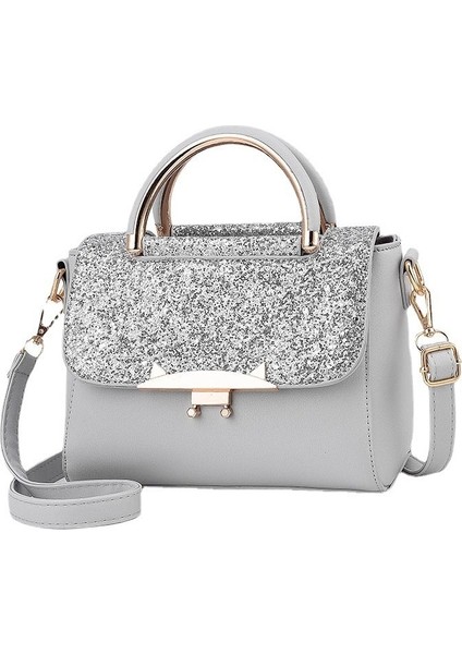 Gündelik Pullu Sevimli Omuz Çantası (Yurt Dışından)